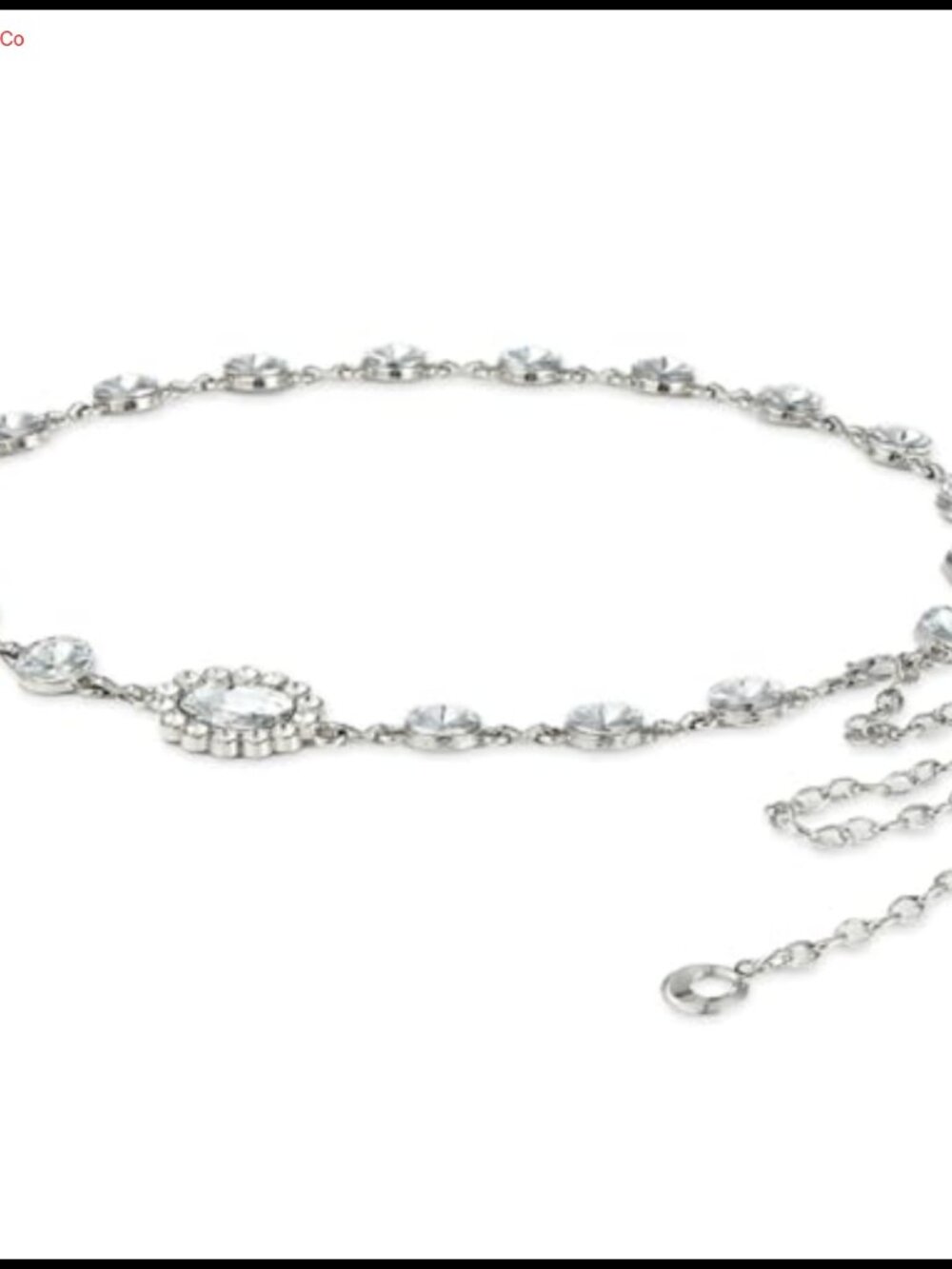 Metal Chain Belt Bohemian Western Waist Chain Adjustable for Dress Jeans